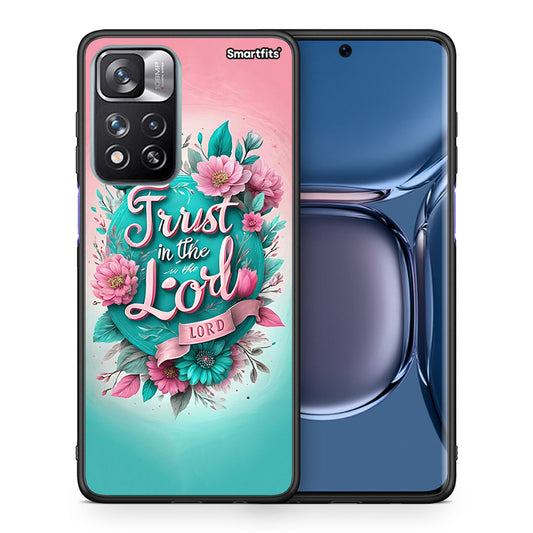 Θήκη Xiaomi Redmi Note 11 Pro/11 Pro+ Lord Trust από τη Smartfits με σχέδιο στο πίσω μέρος και μαύρο περίβλημα | Xiaomi Redmi Note 11 Pro/11 Pro+ Lord Trust case with colorful back and black bezels