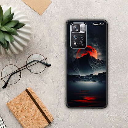 Red Full Moon - Xiaomi Redmi Note 11 Pro+ 5G θήκη
