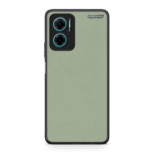 Θήκη Xiaomi Redmi Note 11E Sage Green από τη Smartfits με σχέδιο στο πίσω μέρος και μαύρο περίβλημα | Xiaomi Redmi Note 11E Sage Green case with colorful back and black bezels