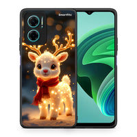 Thumbnail for Θήκη Xiaomi Redmi Note 11E Christmas Cutie από τη Smartfits με σχέδιο στο πίσω μέρος και μαύρο περίβλημα | Xiaomi Redmi Note 11E Christmas Cutie case with colorful back and black bezels