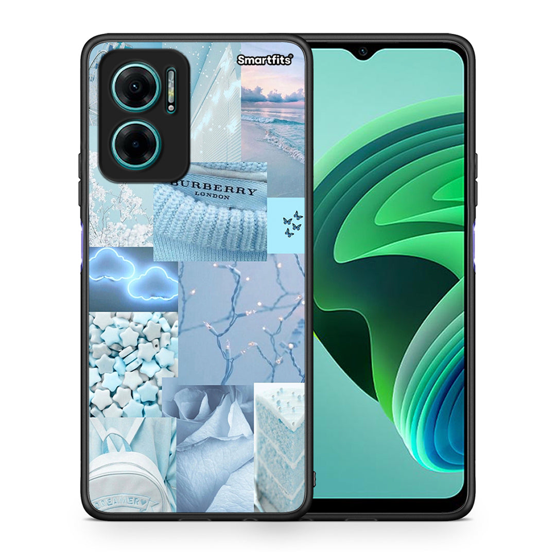 Θήκη Xiaomi Redmi Note 11E Ciel Aesthetic Collage από τη Smartfits με σχέδιο στο πίσω μέρος και μαύρο περίβλημα | Xiaomi Redmi Note 11E Ciel Aesthetic Collage case with colorful back and black bezels