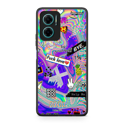 Xiaomi Redmi Note 11E Game Over θήκη από τη Smartfits με σχέδιο στο πίσω μέρος και μαύρο περίβλημα | Smartphone case with colorful back and black bezels by Smartfits