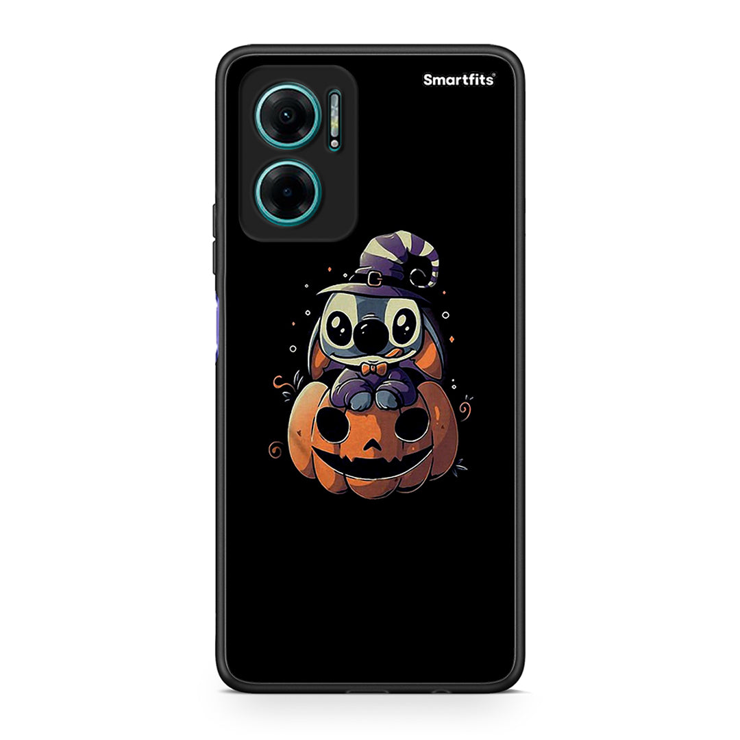 Xiaomi Redmi Note 11E Halloween Stitch θήκη από τη Smartfits με σχέδιο στο πίσω μέρος και μαύρο περίβλημα | Smartphone case with colorful back and black bezels by Smartfits