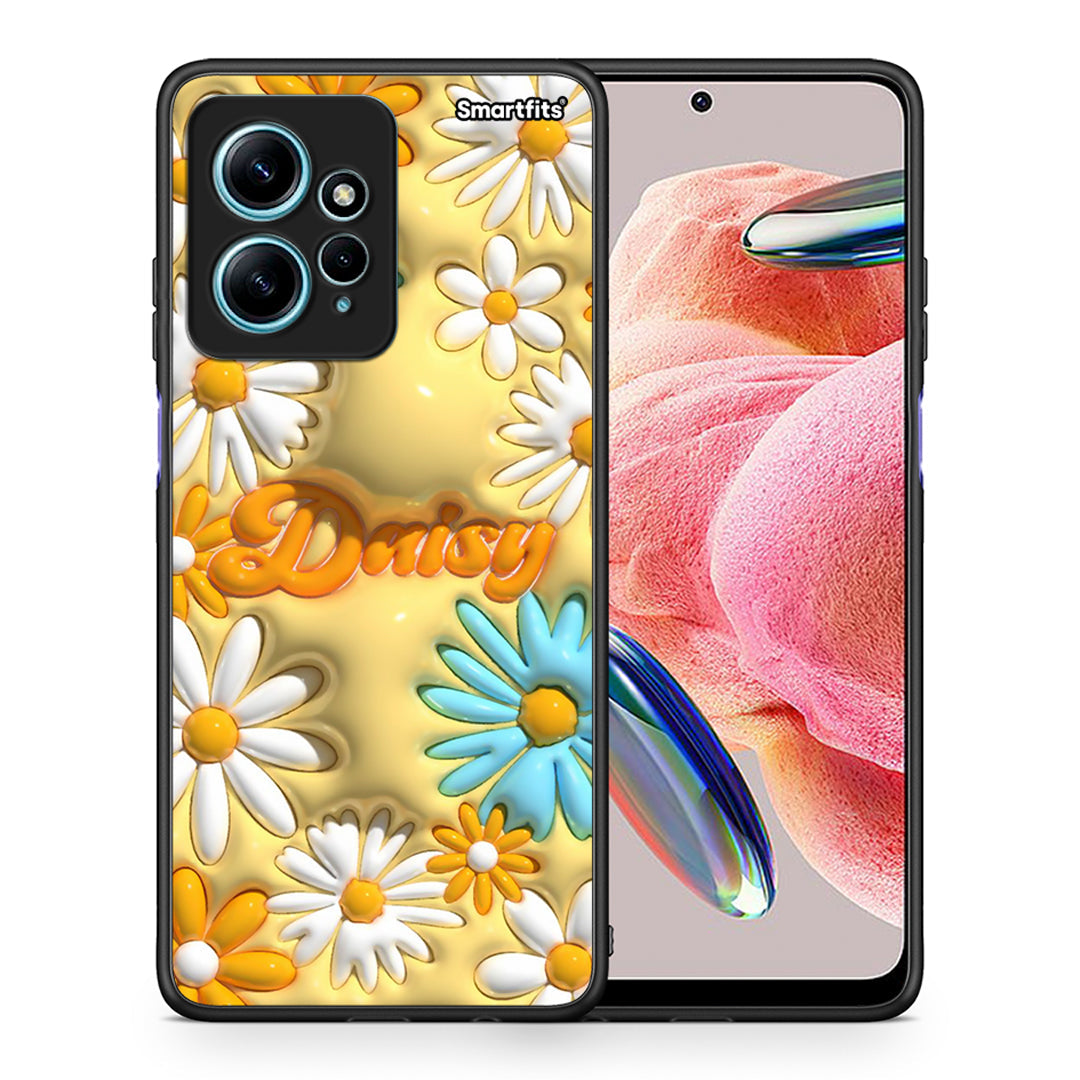 Θήκη Xiaomi Redmi Note 12 4G / Redmi K60 Pro Bubble Daisies από τη Smartfits με σχέδιο στο πίσω μέρος και μαύρο περίβλημα | Xiaomi Redmi Note 12 4G / Redmi K60 Pro Bubble Daisies Case with Colorful Back and Black Bezels