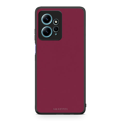 Θήκη Xiaomi Redmi Note 12 4G Burgundy από τη Smartfits με σχέδιο στο πίσω μέρος και μαύρο περίβλημα | Xiaomi Redmi Note 12 4G Burgundy case with colorful back and black bezels