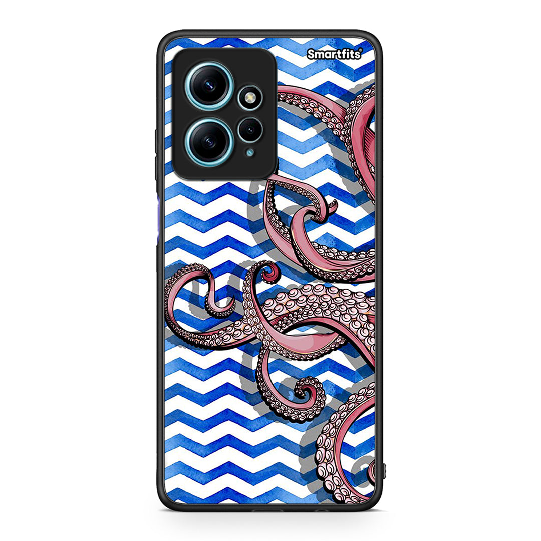 Θήκη Xiaomi Redmi Note 12 4G / Redmi K60 Pro Chevron Devilfish από τη Smartfits με σχέδιο στο πίσω μέρος και μαύρο περίβλημα | Xiaomi Redmi Note 12 4G / Redmi K60 Pro Chevron Devilfish Case with Colorful Back and Black Bezels