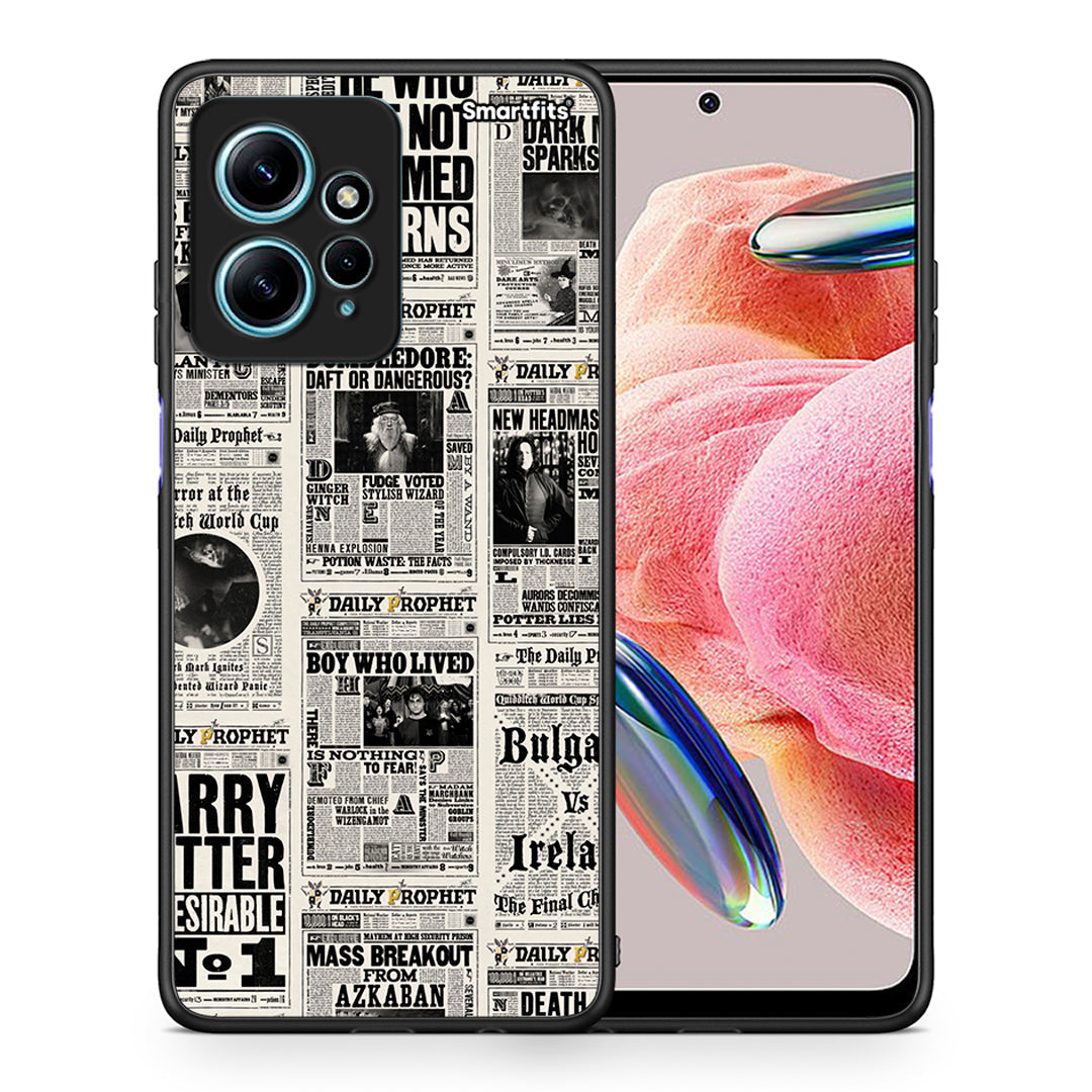 Θήκη Xiaomi Redmi Note 12 4G / Redmi K60 Pro Harry Paper από τη Smartfits με σχέδιο στο πίσω μέρος και μαύρο περίβλημα | Xiaomi Redmi Note 12 4G / Redmi K60 Pro Harry Paper Case with Colorful Back and Black Bezels