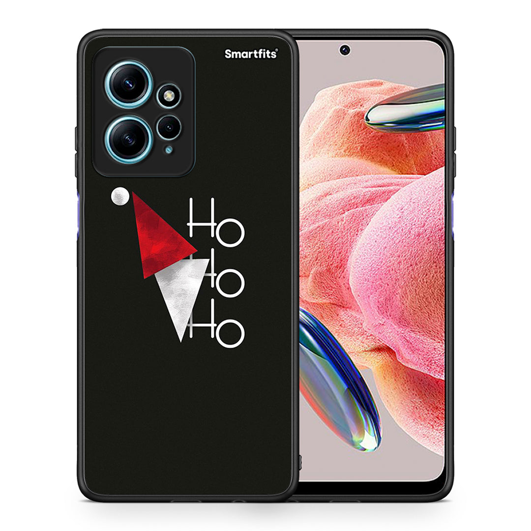 Θήκη Xiaomi Redmi Note 12 4G / Redmi K60 Pro Minimal Christmas από τη Smartfits με σχέδιο στο πίσω μέρος και μαύρο περίβλημα | Xiaomi Redmi Note 12 4G / Redmi K60 Pro Minimal Christmas Case with Colorful Back and Black Bezels