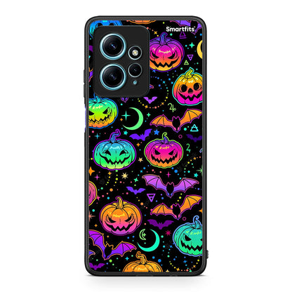 Θήκη Xiaomi Redmi Note 12 4G / Redmi K60 Pro Neon Halloween από τη Smartfits με σχέδιο στο πίσω μέρος και μαύρο περίβλημα | Xiaomi Redmi Note 12 4G / Redmi K60 Pro Neon Halloween Case with Colorful Back and Black Bezels