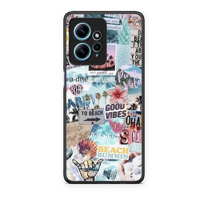 Θήκη Xiaomi Redmi Note 12 4G Summer Vibes από τη Smartfits με σχέδιο στο πίσω μέρος και μαύρο περίβλημα | Xiaomi Redmi Note 12 4G Summer Vibes case with colorful back and black bezels