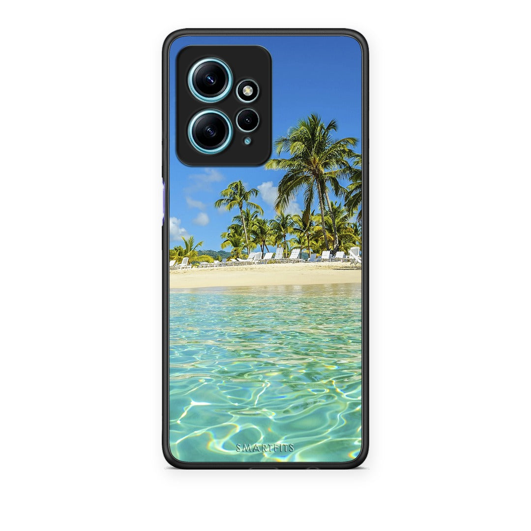 Θήκη Xiaomi Redmi Note 12 4G Tropical Vibes από τη Smartfits με σχέδιο στο πίσω μέρος και μαύρο περίβλημα | Xiaomi Redmi Note 12 4G Tropical Vibes case with colorful back and black bezels