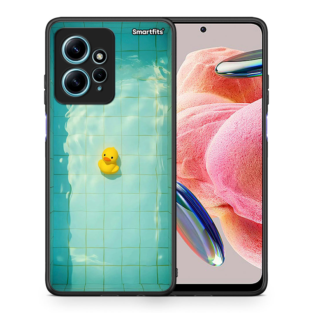 Θήκη Xiaomi Redmi Note 12 4G / Redmi K60 Pro Yellow Duck από τη Smartfits με σχέδιο στο πίσω μέρος και μαύρο περίβλημα | Xiaomi Redmi Note 12 4G / Redmi K60 Pro Yellow Duck Case with Colorful Back and Black Bezels