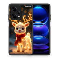 Thumbnail for Θήκη Xiaomi Redmi Note 12 Pro 5G Christmas Cutie από τη Smartfits με σχέδιο στο πίσω μέρος και μαύρο περίβλημα | Xiaomi Redmi Note 12 Pro 5G Christmas Cutie Case with Colorful Back and Black Bezels