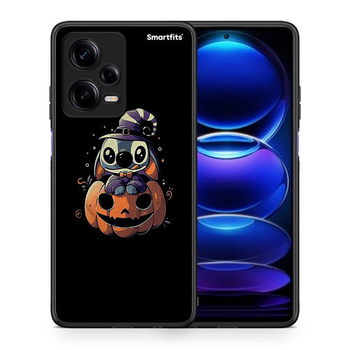 Θήκη Xiaomi Redmi Note 12 Pro 5G Halloween Stitch από τη Smartfits με σχέδιο στο πίσω μέρος και μαύρο περίβλημα | Xiaomi Redmi Note 12 Pro 5G Halloween Stitch Case with Colorful Back and Black Bezels