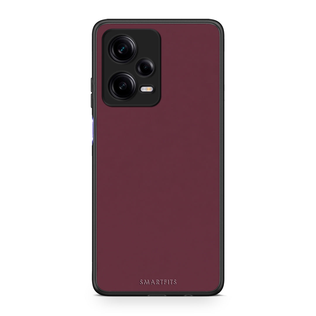 Θήκη Xiaomi Redmi Note 12 Pro 5G Muted Burgundy από τη Smartfits με σχέδιο στο πίσω μέρος και μαύρο περίβλημα | Xiaomi Redmi Note 12 Pro 5G Muted Burgundy case with colorful back and black bezels