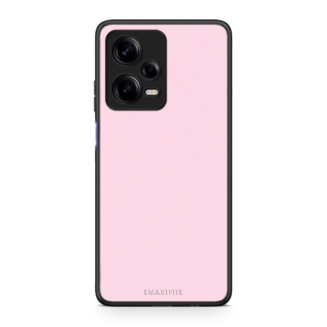Θήκη Xiaomi Redmi Note 12 Pro 5G Pale Pink από τη Smartfits με σχέδιο στο πίσω μέρος και μαύρο περίβλημα | Xiaomi Redmi Note 12 Pro 5G Pale Pink case with colorful back and black bezels