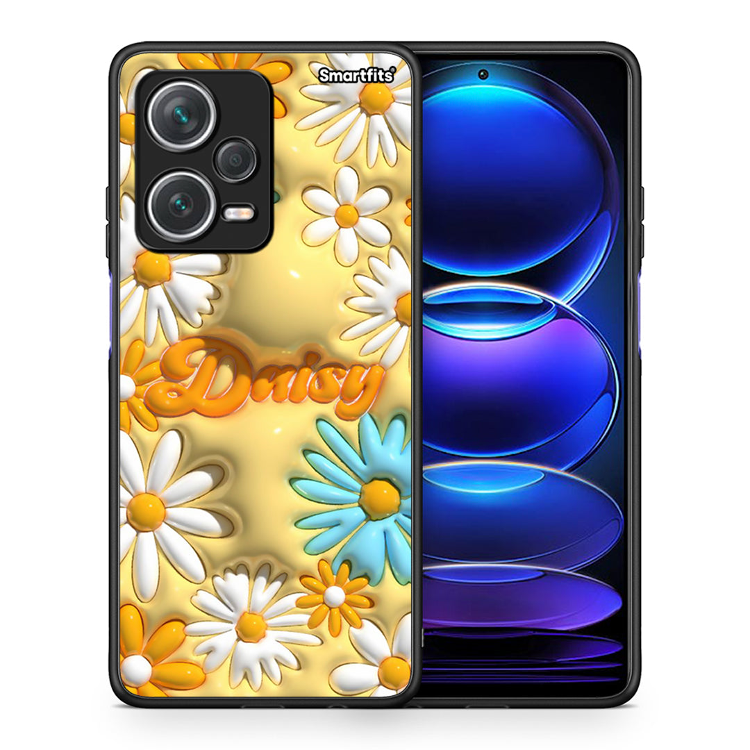 Θήκη Xiaomi Redmi Note 12 Pro+ / 12 Pro Discovery Bubble Daisies από τη Smartfits με σχέδιο στο πίσω μέρος και μαύρο περίβλημα | Xiaomi Redmi Note 12 Pro+ / 12 Pro Discovery Bubble Daisies case with colorful back and black bezels