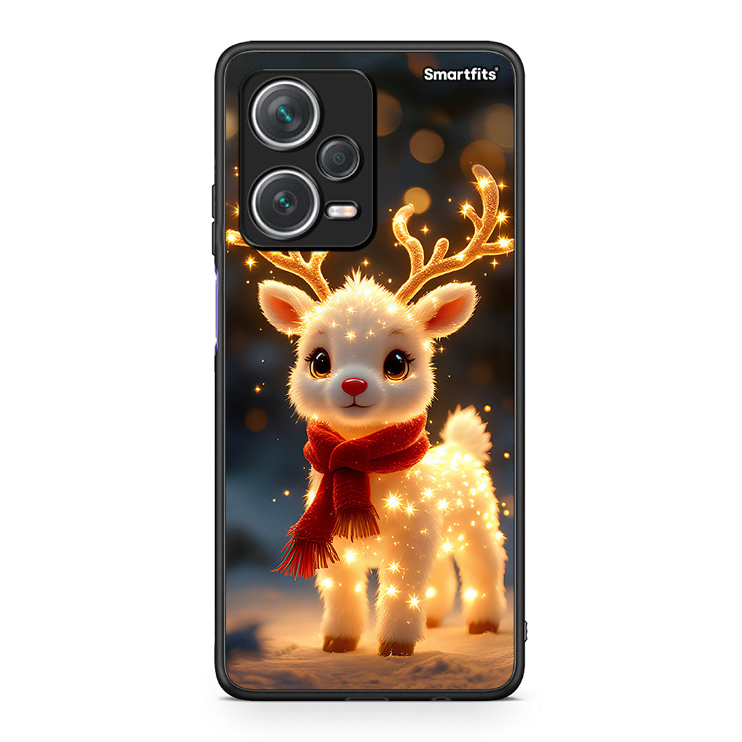 Xiaomi Redmi Note 12 Pro+ / 12 Pro Discovery Christmas Cutie θήκη από τη Smartfits με σχέδιο στο πίσω μέρος και μαύρο περίβλημα | Smartphone case with colorful back and black bezels by Smartfits