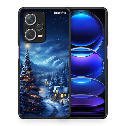 Θήκη Xiaomi Redmi Note 12 Pro+ / 12 Pro Discovery Christmas Scenery από τη Smartfits με σχέδιο στο πίσω μέρος και μαύρο περίβλημα | Xiaomi Redmi Note 12 Pro+ / 12 Pro Discovery Christmas Scenery case with colorful back and black bezels