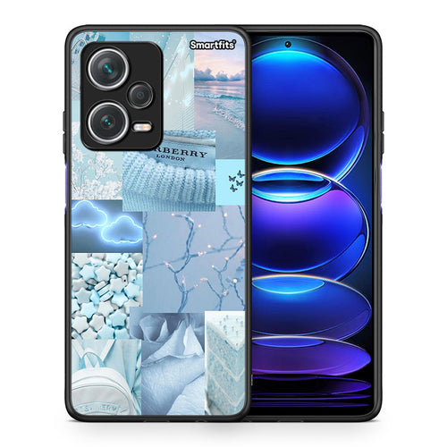 Θήκη Xiaomi Redmi Note 12 Pro+ / 12 Pro Discovery Ciel Aesthetic Collage από τη Smartfits με σχέδιο στο πίσω μέρος και μαύρο περίβλημα | Xiaomi Redmi Note 12 Pro+ / 12 Pro Discovery Ciel Aesthetic Collage case with colorful back and black bezels