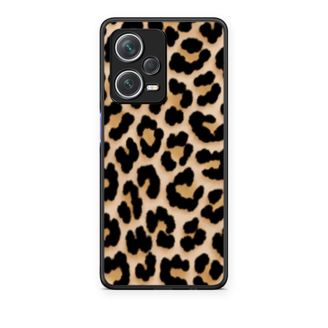 Θήκη Xiaomi Redmi Note 12 Pro+ / 12 Pro Discovery Leopard Print Tan Small από τη Smartfits με σχέδιο στο πίσω μέρος και μαύρο περίβλημα | Xiaomi Redmi Note 12 Pro+ / 12 Pro Discovery Leopard Print Tan Small case with colorful back and black bezels