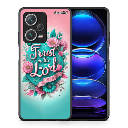 Θήκη Xiaomi Redmi Note 12 Pro+ / 12 Pro Discovery Lord Trust από τη Smartfits με σχέδιο στο πίσω μέρος και μαύρο περίβλημα | Xiaomi Redmi Note 12 Pro+ / 12 Pro Discovery Lord Trust case with colorful back and black bezels