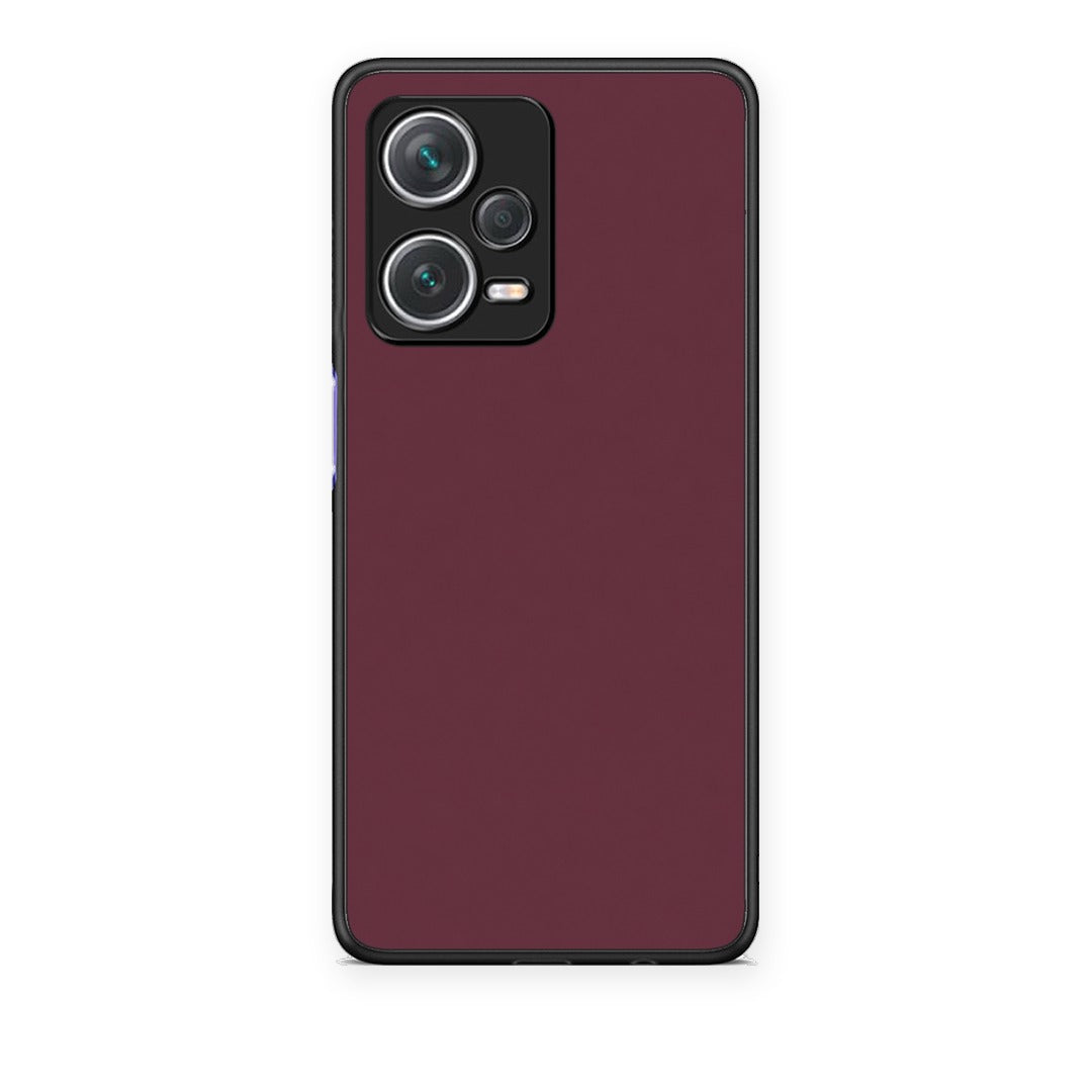 Θήκη Xiaomi Redmi Note 12 Pro+ / 12 Pro Discovery Muted Burgundy από τη Smartfits με σχέδιο στο πίσω μέρος και μαύρο περίβλημα | Xiaomi Redmi Note 12 Pro+ / 12 Pro Discovery Muted Burgundy case with colorful back and black bezels