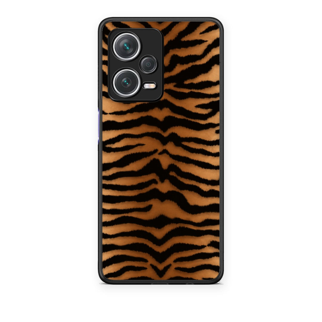 Θήκη Xiaomi Redmi Note 12 Pro+ / 12 Pro Discovery Tiger Print Orange and Black από τη Smartfits με σχέδιο στο πίσω μέρος και μαύρο περίβλημα | Xiaomi Redmi Note 12 Pro+ / 12 Pro Discovery Tiger Print Orange and Black case with colorful back and black bezels