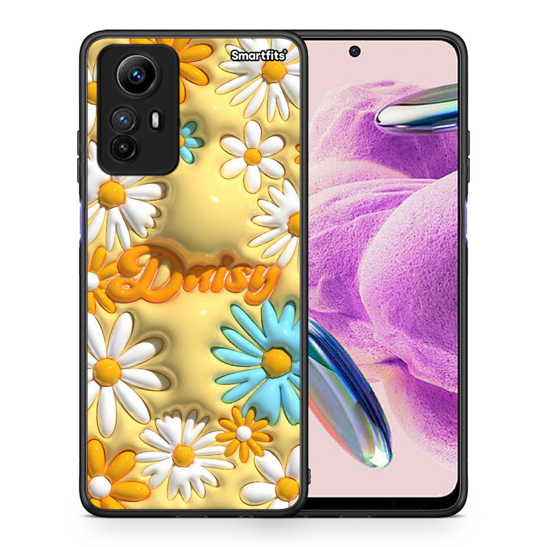 Θήκη Xiaomi Redmi Note 12S / Redmi K60 Pro Bubble Daisies από τη Smartfits με σχέδιο στο πίσω μέρος και μαύρο περίβλημα | Xiaomi Redmi Note 12S / Redmi K60 Pro Bubble Daisies Case with Colorful Back and Black Bezels