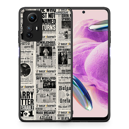 Θήκη Xiaomi Redmi Note 12S / Redmi K60 Pro Harry Paper από τη Smartfits με σχέδιο στο πίσω μέρος και μαύρο περίβλημα | Xiaomi Redmi Note 12S / Redmi K60 Pro Harry Paper Case with Colorful Back and Black Bezels