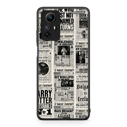 Θήκη Xiaomi Redmi Note 12S / Redmi K60 Pro Harry Paper από τη Smartfits με σχέδιο στο πίσω μέρος και μαύρο περίβλημα | Xiaomi Redmi Note 12S / Redmi K60 Pro Harry Paper Case with Colorful Back and Black Bezels
