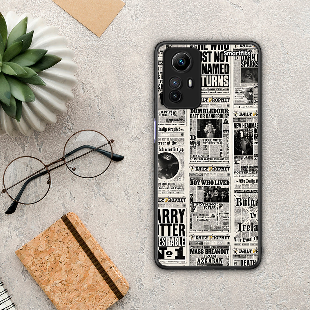 Θήκη Xiaomi Redmi Note 12S / Redmi K60 Pro Harry Paper από τη Smartfits με σχέδιο στο πίσω μέρος και μαύρο περίβλημα | Xiaomi Redmi Note 12S / Redmi K60 Pro Harry Paper Case with Colorful Back and Black Bezels