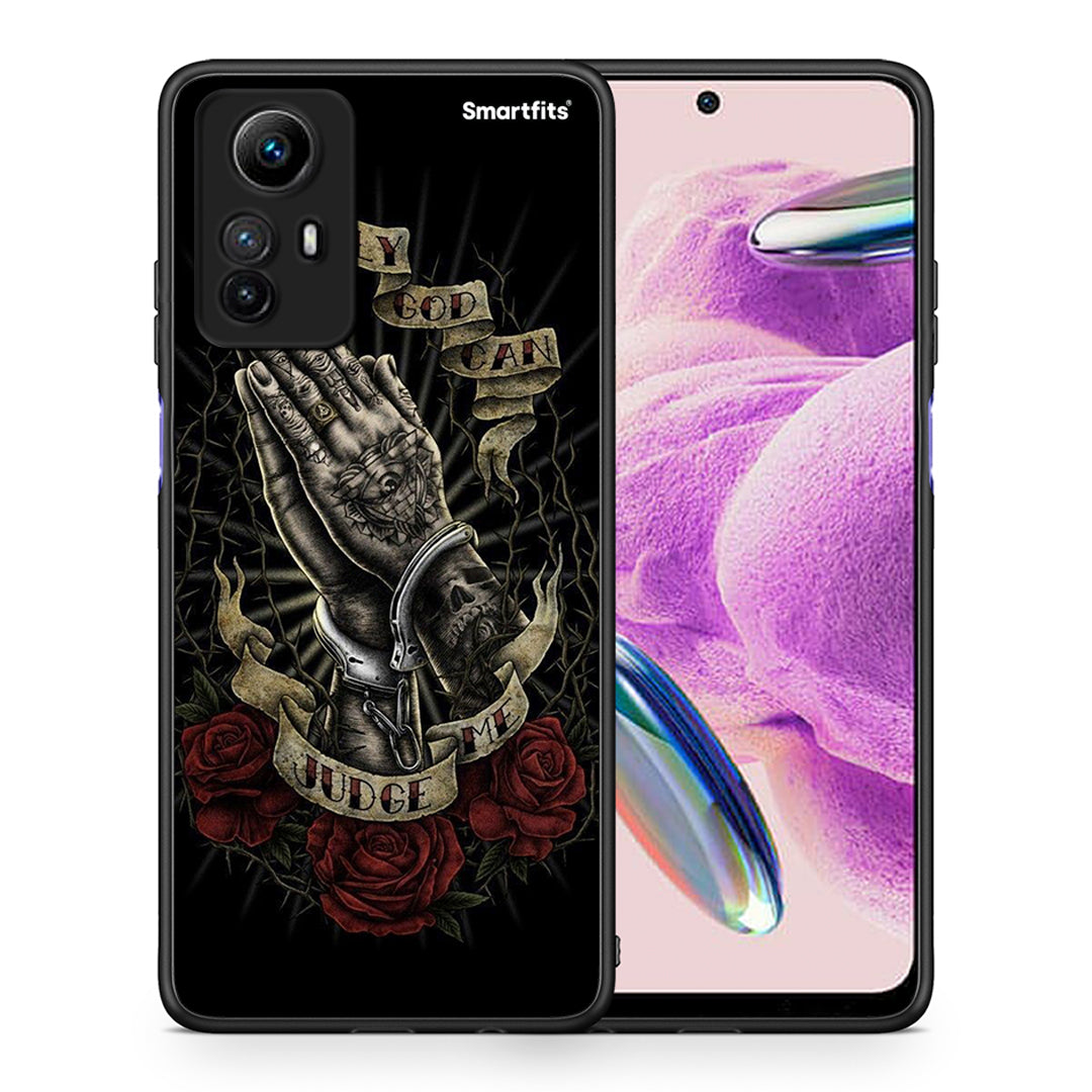 Θήκη Xiaomi Redmi Note 12S / Redmi K60 Pro Judge By God από τη Smartfits με σχέδιο στο πίσω μέρος και μαύρο περίβλημα | Xiaomi Redmi Note 12S / Redmi K60 Pro Judge By God Case with Colorful Back and Black Bezels