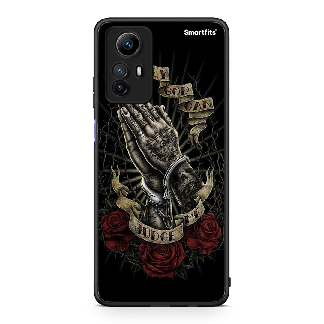 Θήκη Xiaomi Redmi Note 12S / Redmi K60 Pro Judge By God από τη Smartfits με σχέδιο στο πίσω μέρος και μαύρο περίβλημα | Xiaomi Redmi Note 12S / Redmi K60 Pro Judge By God Case with Colorful Back and Black Bezels