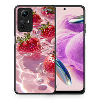 Thumbnail for Θήκη Xiaomi Redmi Note 12S / Redmi K60 Pro Juicy Strawberries από τη Smartfits με σχέδιο στο πίσω μέρος και μαύρο περίβλημα | Xiaomi Redmi Note 12S / Redmi K60 Pro Juicy Strawberries Case with Colorful Back and Black Bezels