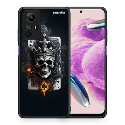 Θήκη Xiaomi Redmi Note 12S / Redmi K60 Pro Skull King Ace από τη Smartfits με σχέδιο στο πίσω μέρος και μαύρο περίβλημα | Xiaomi Redmi Note 12S / Redmi K60 Pro Skull King Ace Case with Colorful Back and Black Bezels