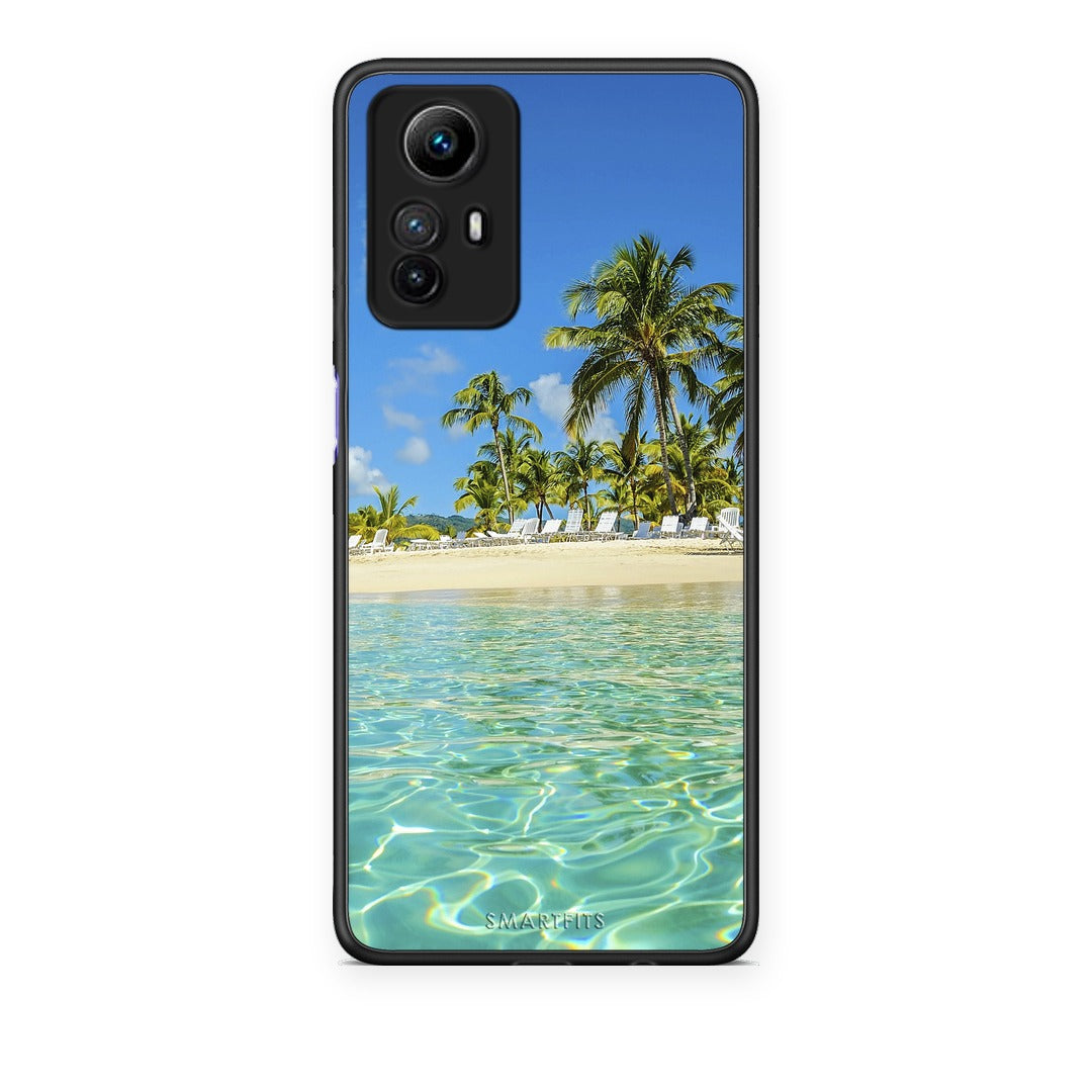 Θήκη Xiaomi Redmi Note 12S Tropical Vibes από τη Smartfits με σχέδιο στο πίσω μέρος και μαύρο περίβλημα | Xiaomi Redmi Note 12S Tropical Vibes case with colorful back and black bezels