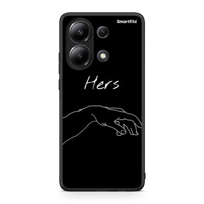 Xiaomi Redmi Note 13 4G Aeshetic Love 1 Θήκη Αγίου Βαλεντίνου από τη Smartfits με σχέδιο στο πίσω μέρος και μαύρο περίβλημα | Smartphone case with colorful back and black bezels by Smartfits