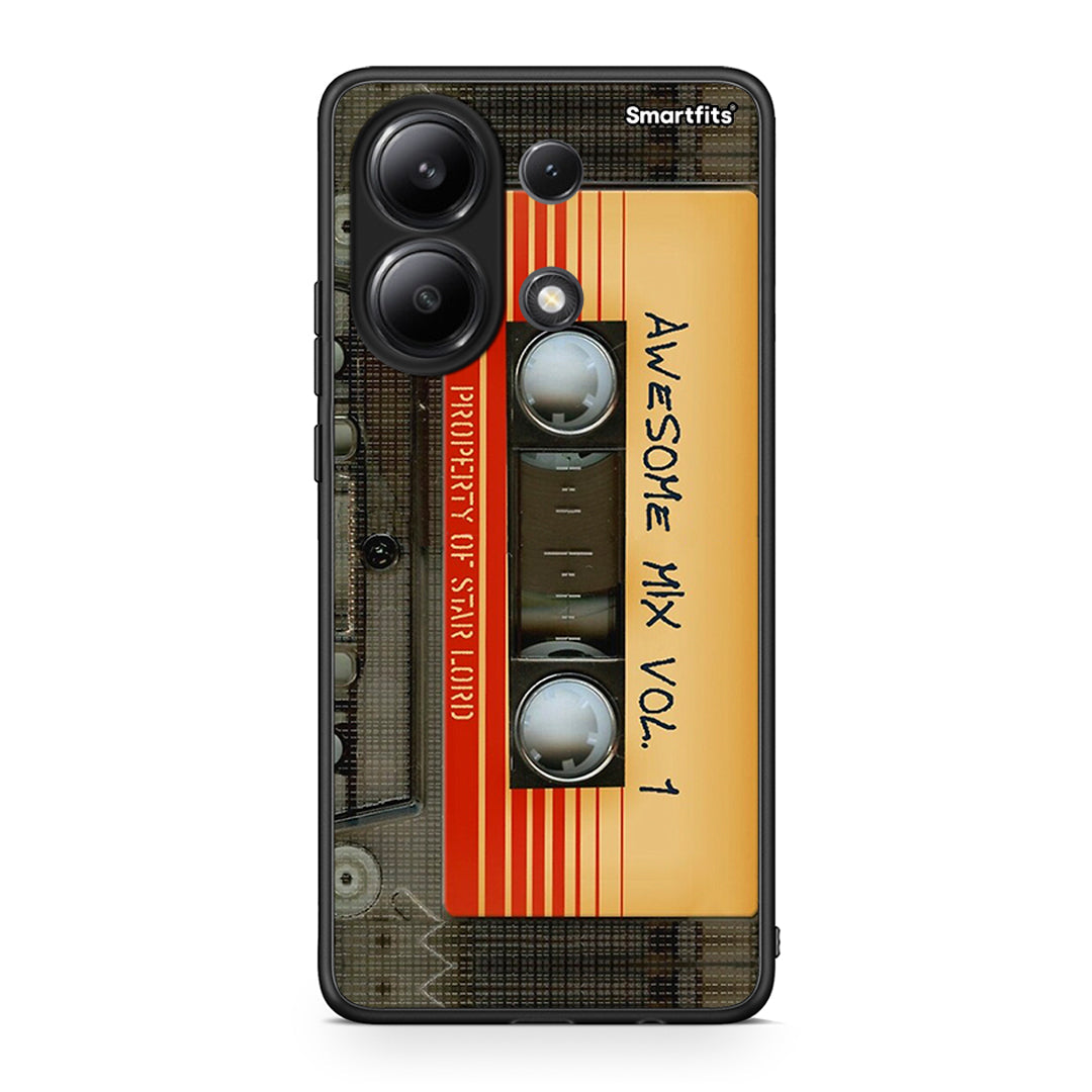 Xiaomi Redmi Note 13 4G Awesome Mix θήκη από τη Smartfits με σχέδιο στο πίσω μέρος και μαύρο περίβλημα | Smartphone case with colorful back and black bezels by Smartfits