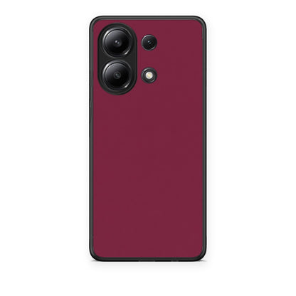 Θήκη Xiaomi Redmi Note 13 4G Burgundy από τη Smartfits με σχέδιο στο πίσω μέρος και μαύρο περίβλημα | Xiaomi Redmi Note 13 4G Burgundy case with colorful back and black bezels