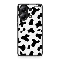 Thumbnail for Xiaomi Redmi Note 13 4G Cow Print θήκη από τη Smartfits με σχέδιο στο πίσω μέρος και μαύρο περίβλημα | Smartphone case with colorful back and black bezels by Smartfits