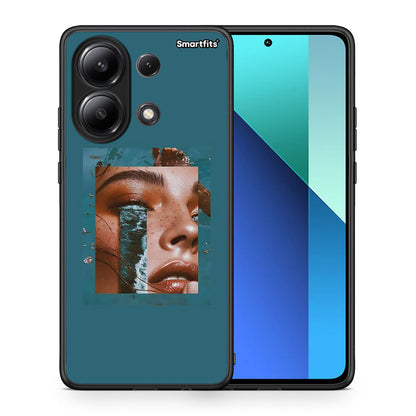 Θήκη Xiaomi Redmi Note 13 4G Cry An Ocean από τη Smartfits με σχέδιο στο πίσω μέρος και μαύρο περίβλημα | Xiaomi Redmi Note 13 4G Cry An Ocean case with colorful back and black bezels