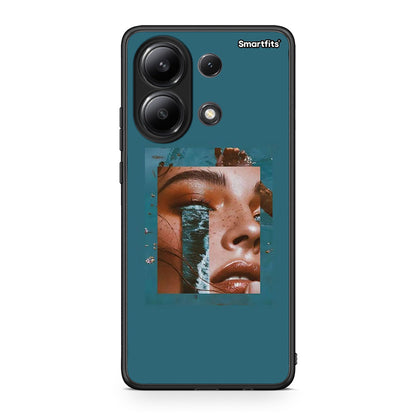 Xiaomi Redmi Note 13 4G Cry An Ocean θήκη από τη Smartfits με σχέδιο στο πίσω μέρος και μαύρο περίβλημα | Smartphone case with colorful back and black bezels by Smartfits