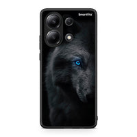 Thumbnail for Xiaomi Redmi Note 13 4G Dark Wolf θήκη από τη Smartfits με σχέδιο στο πίσω μέρος και μαύρο περίβλημα | Smartphone case with colorful back and black bezels by Smartfits