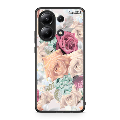 99 - Xiaomi Redmi Note 13 4G Bouquet Floral case, cover, bumper