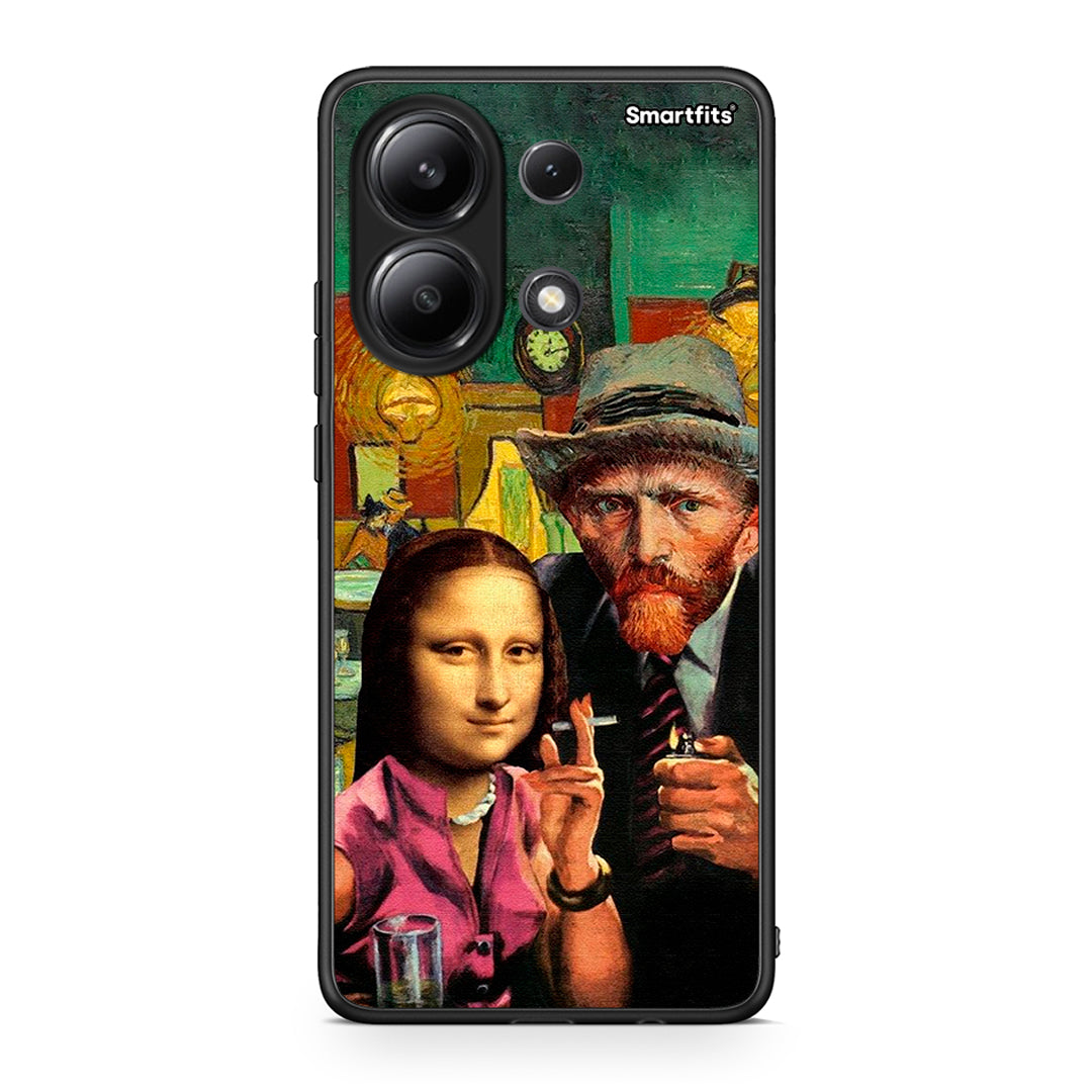 Xiaomi Redmi Note 13 4G Funny Art θήκη από τη Smartfits με σχέδιο στο πίσω μέρος και μαύρο περίβλημα | Smartphone case with colorful back and black bezels by Smartfits