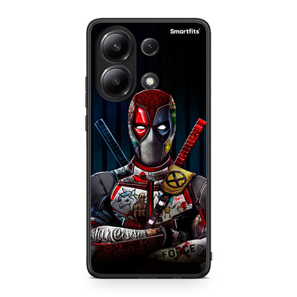 Xiaomi Redmi Note 13 4G Funny Guy θήκη από τη Smartfits με σχέδιο στο πίσω μέρος και μαύρο περίβλημα | Smartphone case with colorful back and black bezels by Smartfits
