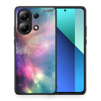 Thumbnail for Θήκη Xiaomi Redmi Note 13 4G Rainbow Galaxy από τη Smartfits με σχέδιο στο πίσω μέρος και μαύρο περίβλημα | Xiaomi Redmi Note 13 4G Rainbow Galaxy case with colorful back and black bezels