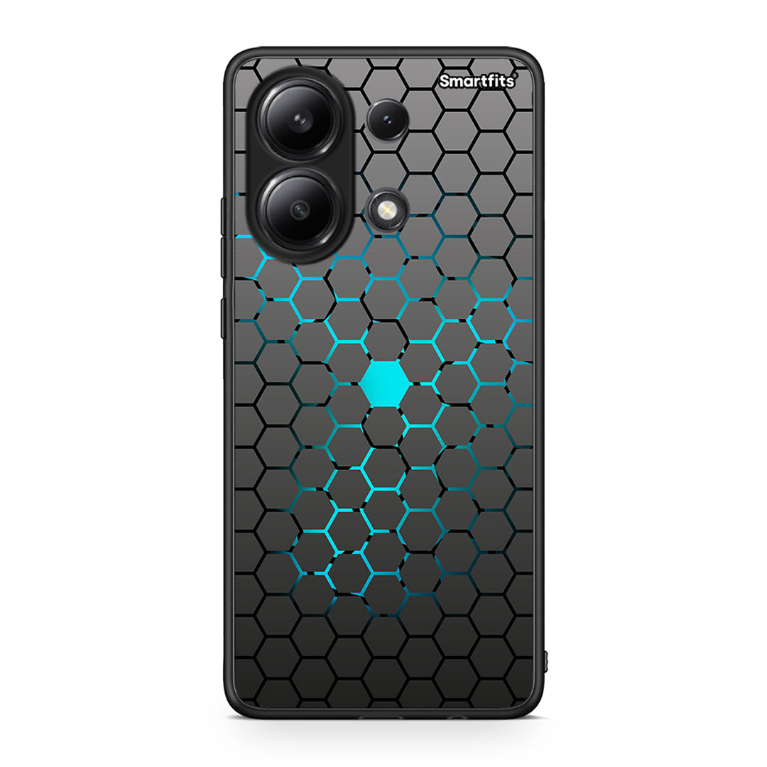 40 - Xiaomi Redmi Note 13 4G Hexagonal Geometric case, cover, bumper