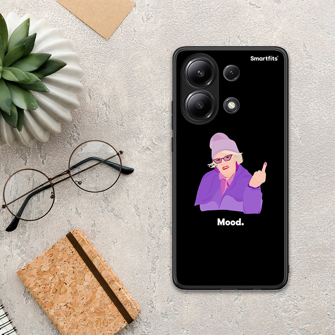 Grandma Mood Black - Xiaomi Redmi Note 13 4G θήκη